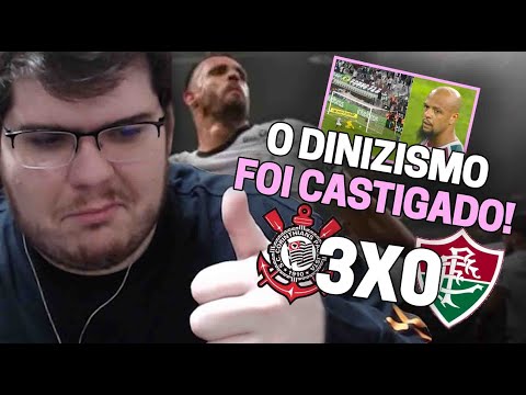 MELHORES MOMENTOS DE CORINTHIANS 3X0 FLUMINENSE - SEMIFINAL COPA DO BRASIL 2022 | Cortes do Casimito
