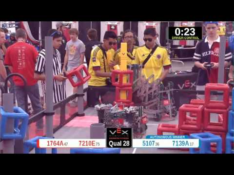 2015 VRC Arts Q28 - 1764A 7210E vs 5107 7139A - 33 to 71 - VEX Worlds 2015 - Arts Division