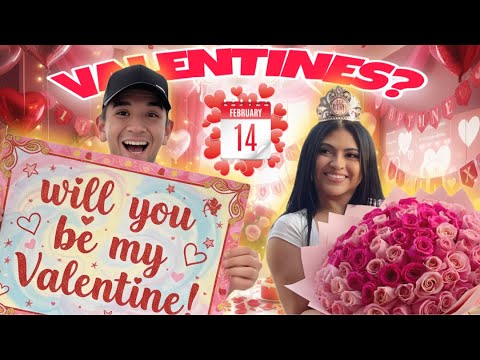 I FINALLY ASKED YOATZI TO BE MY VALENTINE!!!