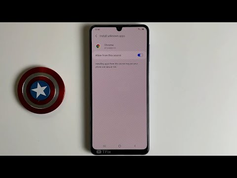 How to enable/disable Install unknown apps on Samsung A22 Android 11