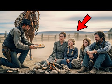 Eat First… Talk Later,” Said The Cowboy — The Starving Family Realized They’d Found a Home