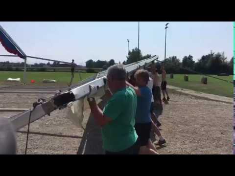 Zeltaufbau - Perger Zeltfest 2018