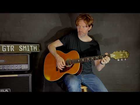 + New Video Epiphone 1951 FT-79 Jimi Hendrix & Kurt Cobain Acoustic Guitar + Bartolini 3AV Pickup + Case image 26
