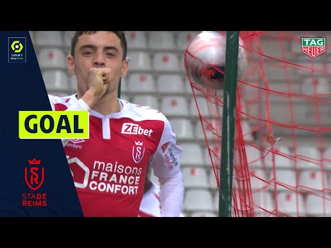 Goal Mathieu CAFARO (33' - STADE DE REIMS) STADE DE REIMS - OLYMPIQUE LYONNAIS (1-1) 20/21