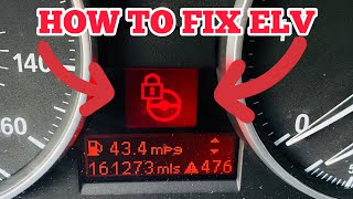 BMW RED STEERING LOCK ELV HOW TO RESET USING AUTEL