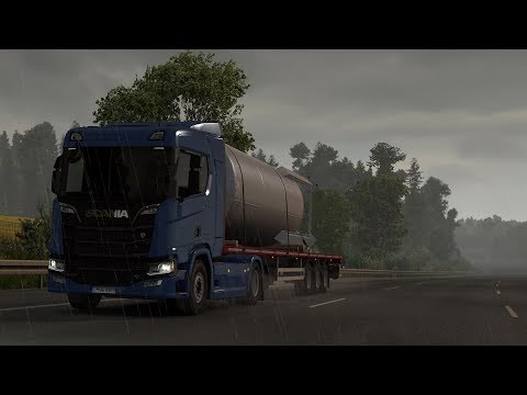 ETS 2 1.35 - SCANIA R520 V8 - Trip: Dortmund - Magdeburg