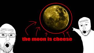 Cover art for the moon is made of cheese but i can't taste it