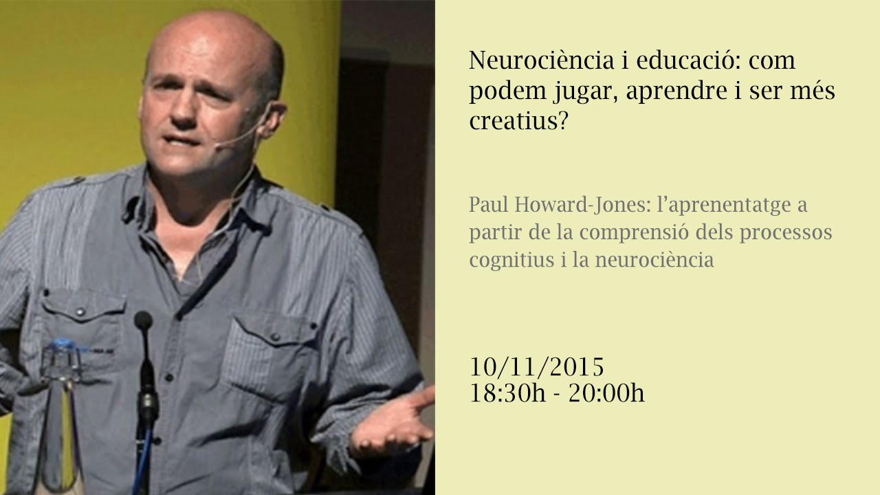 Neurociència i educació: com podem jugar, aprendre i ser més creatius? (retransmissió en directe)