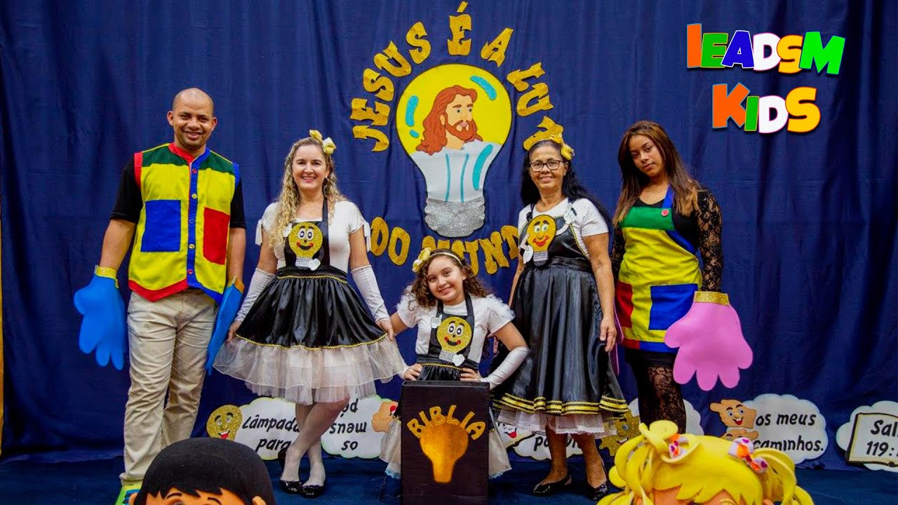 Culto online Infantil - Jesus a Luz do Mundo