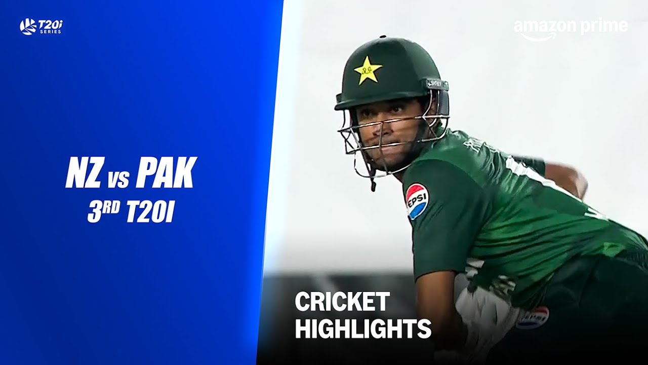NZ vs PAK 3rd T20I - Cricket Highlights | Pakistan Tour Of New Zealand 2025 | Prime Video India