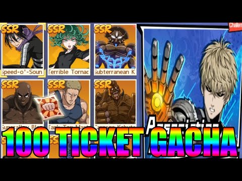 GACHA 100 TIKET LENGKAPIN ALBUM + PVP RANK DIAMOND GASKAN🔥 - One Punch Man The Strongest