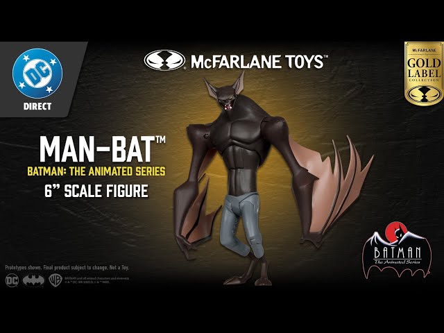 Vídeo relacionado con Batman: The Animated Series DC Direct Action Figure Man-Bat (Detective Comics #400) (Gold Label) 15 cm