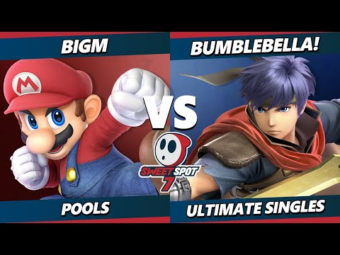 Sweet Spot 7 - BigM (Mario) Vs. BumbleBella! (Ike) SSBU Ultimate Tournament