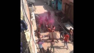 preview picture of video 'Video1 Holi Celebratioin'