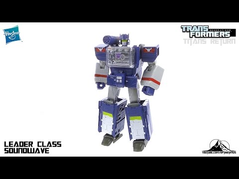 Transformers Titans Return Leader Class SOUNDWAVE Video Review
