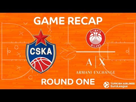 Highlights: CSKA Moscow - AX Armani Exchange Olimpia Milan