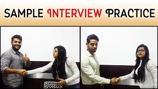 Sample Interview Practice - Questions and Answers | Part 1 video