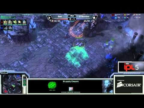 SC2 San vs Bomber PvT Game 2 IPL 5 Losers Round 5 Starcraft 2 Tournaments