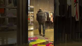 Kanye West at the Balenciaga  store