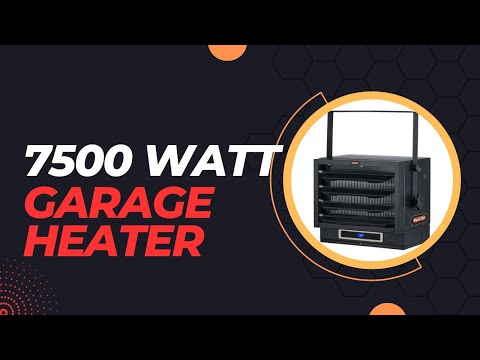 7500 WATT 240 VOLT Garage Heater Complete Install Guide
