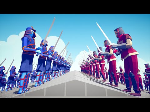TOURNAMENT - DYNASTY Team vs MEDIEVAL Team | Totally Accurate Battle Simulator TABS