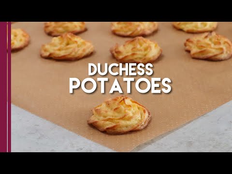 Potato Swirls | How to make Duchess Potatoes