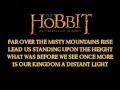 The Hobbit Soundtrack - Song of the Lonely ...