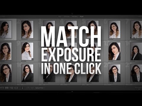 Match Exposure of Multiple Images with One Click in Lightroom #AskPiX