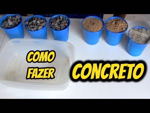 HOW TO MAKE CONCRETE IN THE RIGHT MEASUREMENT.