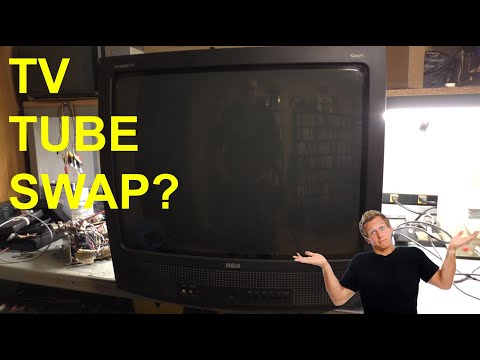 25" K7000 Arcade Monitor Tube Swap - Is This RCA TV Tube A Good Donor? Let's Find Out!