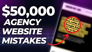 5 Fast Marketing Agency Website Fixes To Get More Clients (Live SMMA Example) 🧐💻