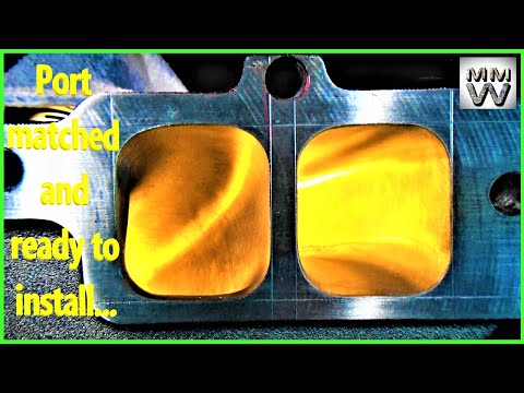 Port Matching the Intake to the Heads( part #3) -#22 of the Chevy 454 Big Block Performance Build...