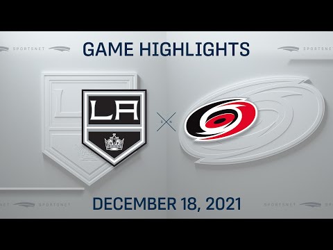 NHL Highlights | Kings vs. Hurricanes - Dec 18, 2021