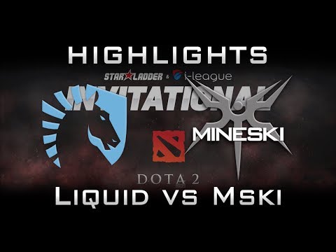 Liquid vs Mineski Starladder 2017 Minor Highlights Dota 2