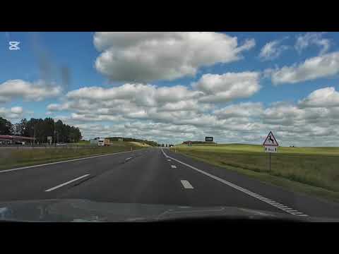 Driving ride from klaipeda to kaunas