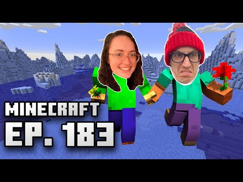 Minecraft BLIND Let's Play [Ep. 183] -- Ryan and Meg's First Time Playing Minecraft Survival!