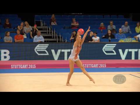 Neviana VLADINOVA (BUL) 2015 Rhythmic Worlds Stuttgart - Qualifications Ball