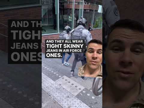 Anyone know why they choose to go with the skinny jeans? #military #navy #army #police #military