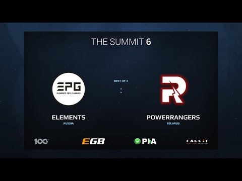 Elelements Pro Gaming vs Power Rangers, Game 1, The Summit 6 Qualifiers, Europe