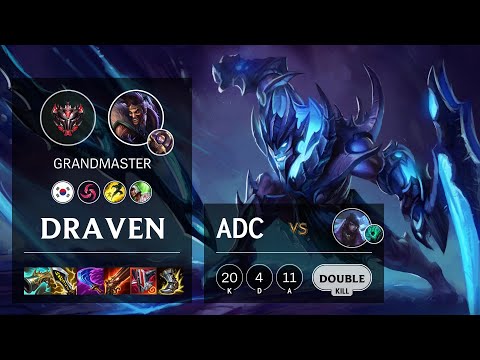 Draven ADC vs Aphelios - KR Grandmaster Patch 11.21