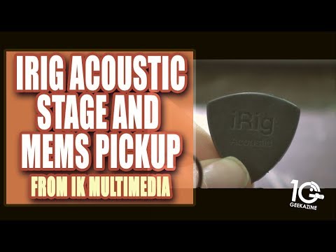iRig Acoustic Stage and MEMS Pickup by IK Multimedia