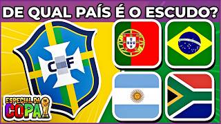 🚩🌍 DE QUAL PAÍS É ESSE EMBLEMA? ⚽🟩🟨ESPECIAL - COPA DO MUNDO | jogo das perguntas