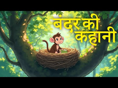🐒 The Monkey’s Tale | Fun & Moral Story for Kids | Bedtime Story in English | Children’s Storytime