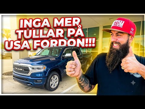 TULLFRITT från USA! ( Nyheterna är helt tysta!!) CarSnipers 