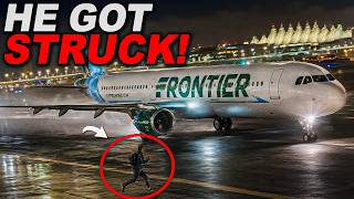 Frontier 4345 Hit Someone at Full Power During Takeoff at Denver Airport