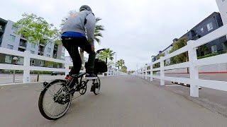 I can fold and unfold this electric bike in under 30 seconds