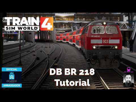 TSW How To Drive The DB BR 218 with Safety Systems Tutorial