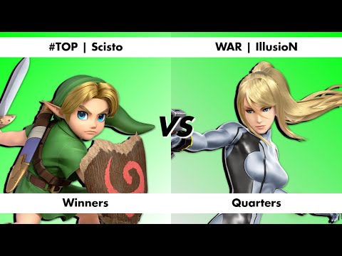 #TOP | Scisto (Young Link) vs WAR | IllusioN (ZSS) @Blastzone Revamped+ 56 Winners Quarters