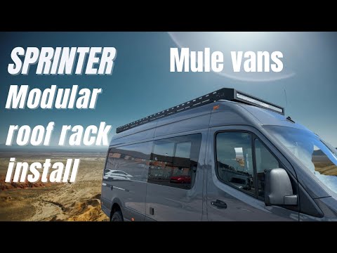 Sprinter modular roof rack install