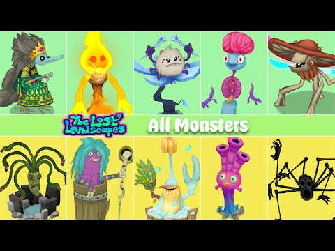 All monsters on MSM The Lost Landscapes